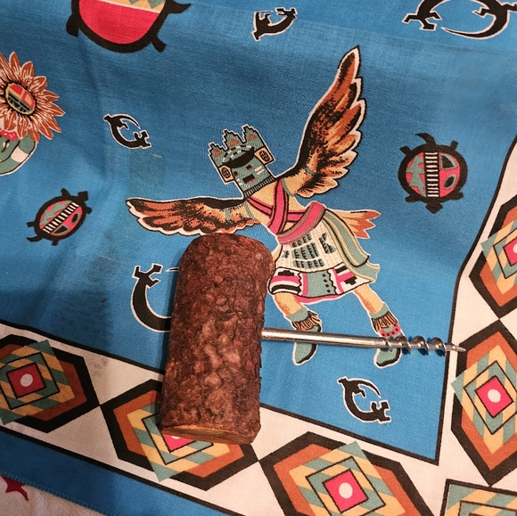 Hand Carved Folk Art Corkscrew - Picture 4 of 4